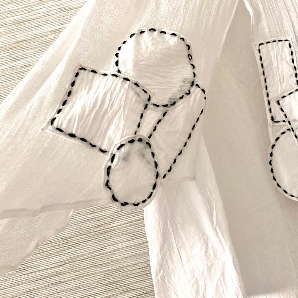 NWT - Geometric Layered Top - Picture 6 of 8